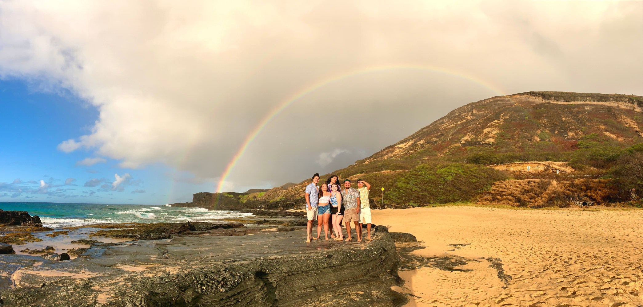 Rainbow at Sandy Beach Park